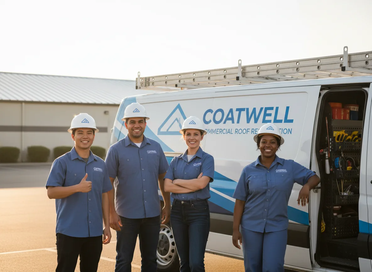 Commercial roof coating company in Chapman, KS